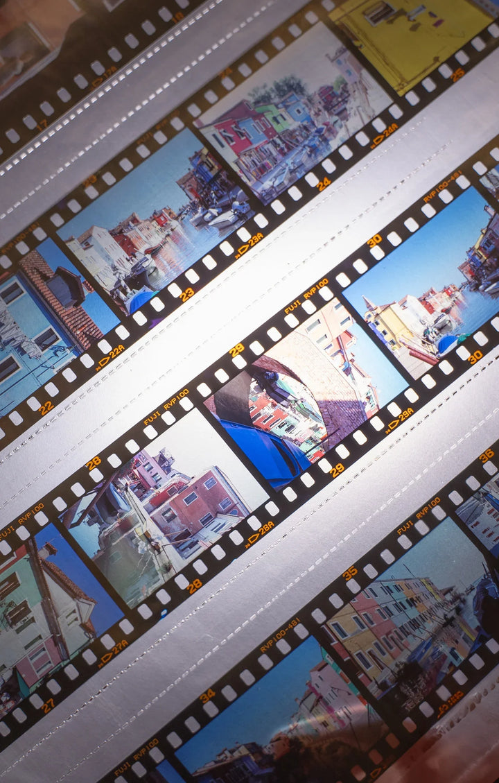 High-quality product image of 35mm & 120 E6/Slide Film Developing service, professional E6 film processing for Fuji and Kodak colour transparency films, scan sample