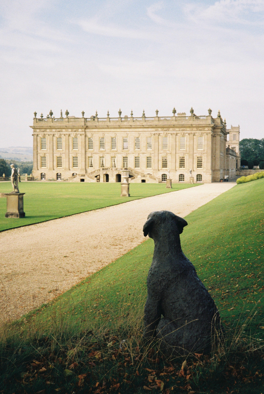 Chatsworth House, shot with Fujifilm 200 - 35mm film