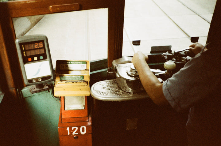 Tram in Hong Kong, Shot with Lomography Metropolis - 35mm film