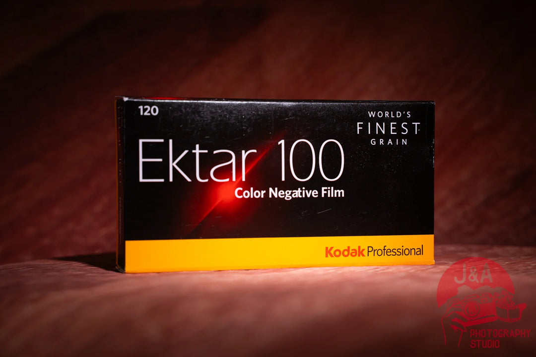 Kodak Ektar 100 120 medium format color negative film roll for sharp, vibrant analog photography, 5 rolls