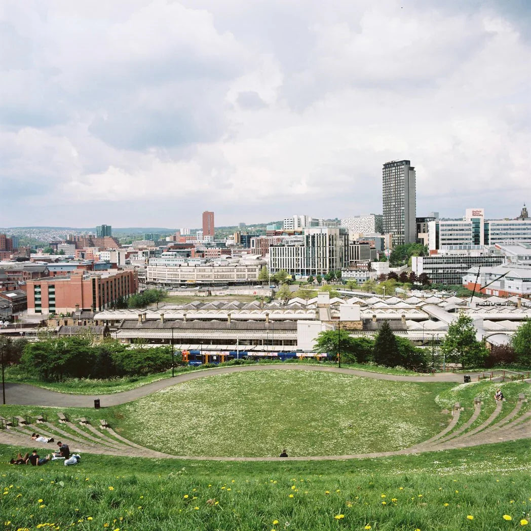 Outdoor scene captured on Kodak Portra 160 120 film roll