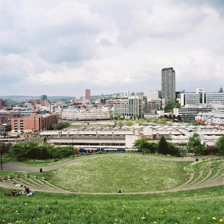 Outdoor scene captured on Kodak Portra 160 120 film roll