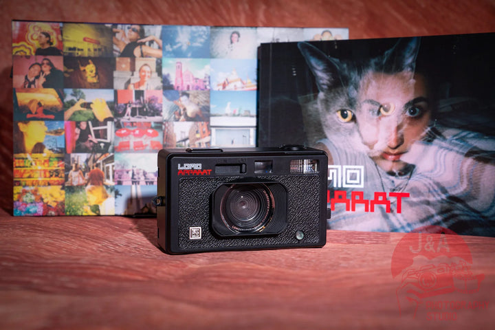 LomoApparat 35mm film camera Black Edition for creative analog photography