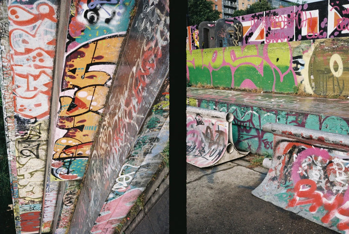 Street photography shot using Pentax 17 film camera