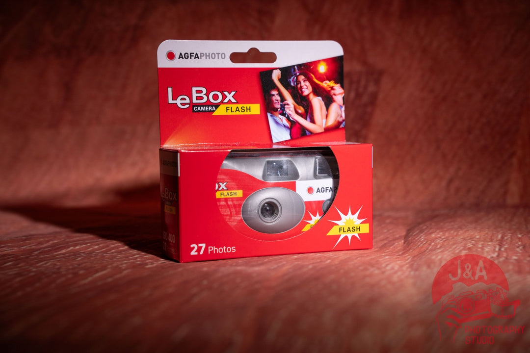Agfa photo Lebox colour disposable camera -27exp - J&A Photography Studio