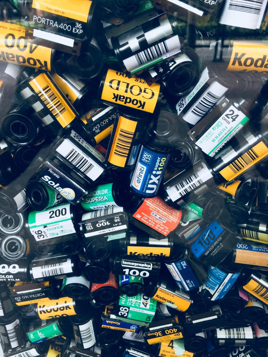 Empty 35mm film canisters - J&A Photography Studio