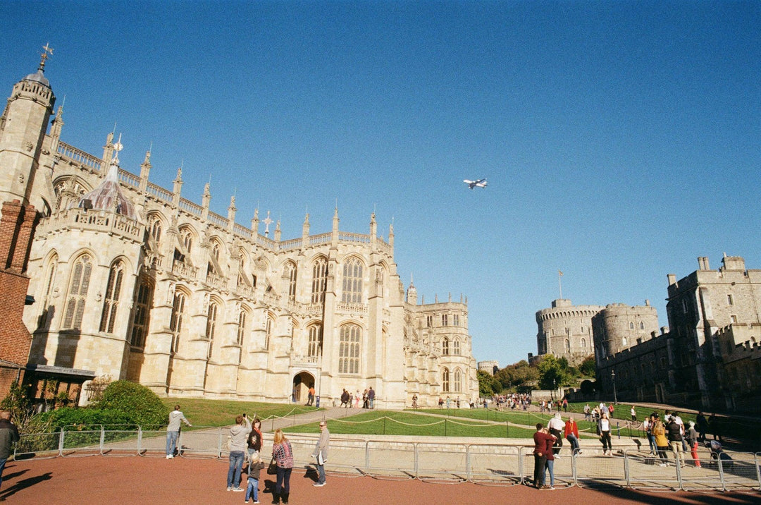 Historic castle photographed on Kodak ColorPlus 200 35mm film, highlighting rich colours, architectural details, and natural tones.